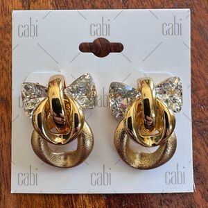 Cabi NWT Bow-tiful earrings #2291 fall 2025